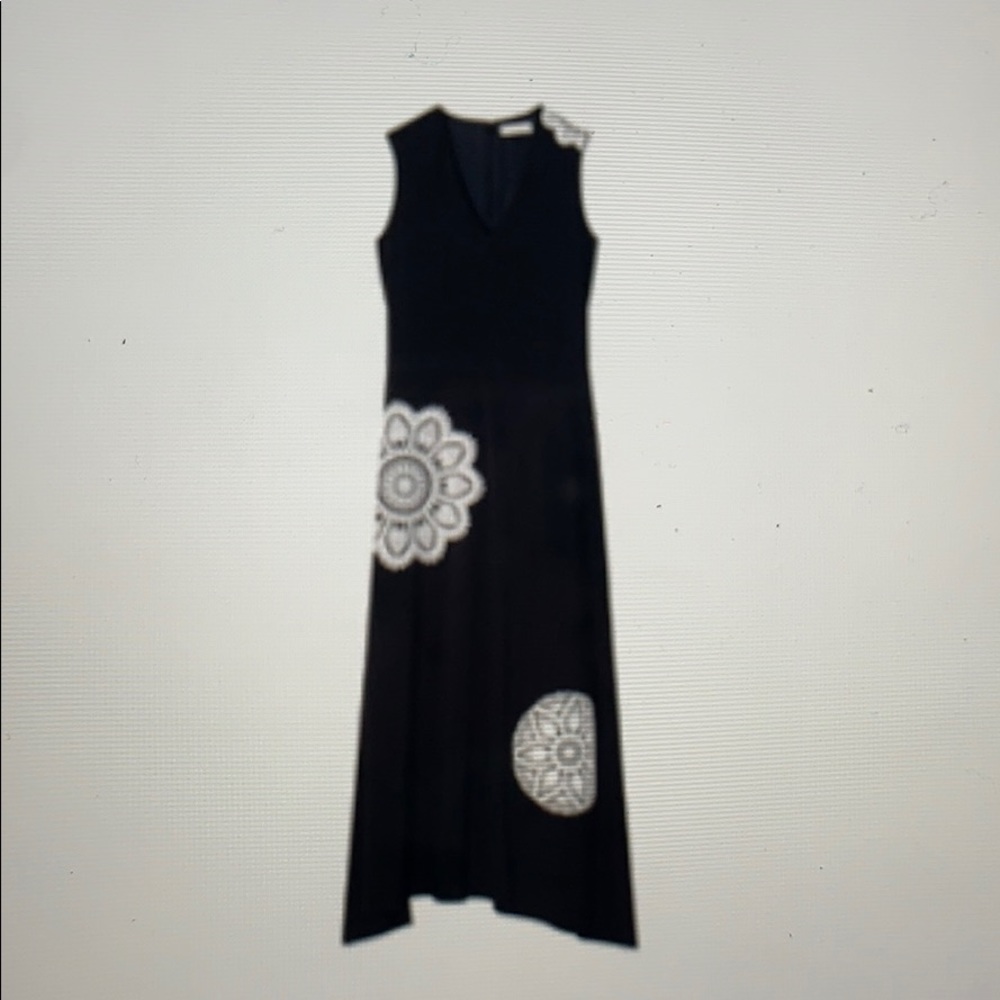 Tory Burch Black Embroidered Dress 00